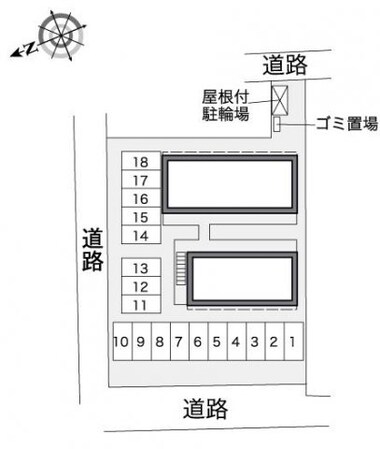 レオパレスサラーム瀬名の物件外観写真